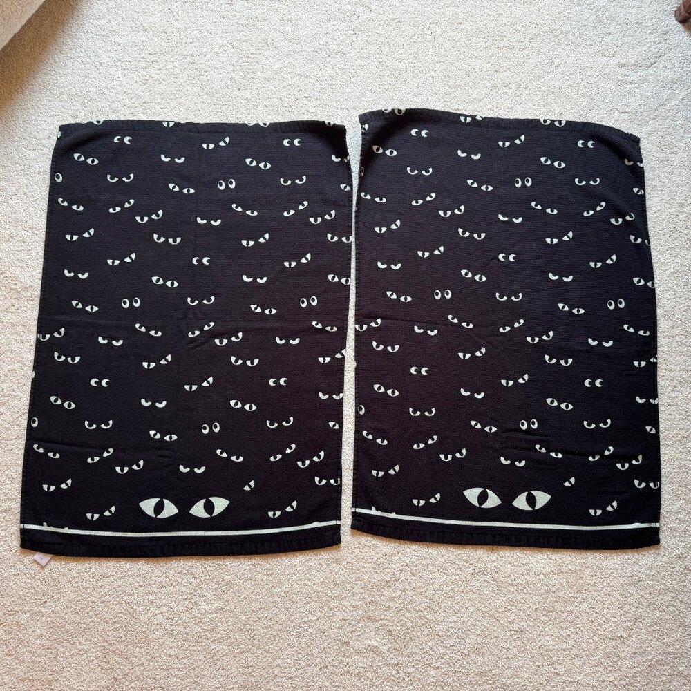Set of 2 Novogratz Halloween Eye Kitchen Dish Towels